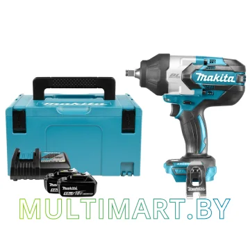 Гайковерт Makita DTW1002RTJ (с 2-мя АКБ, кейс)